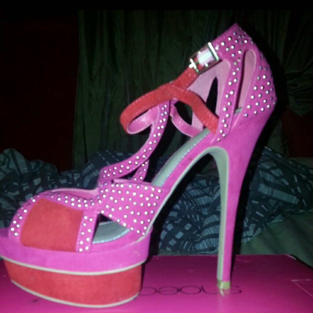 COPY - Red and pinkn heels